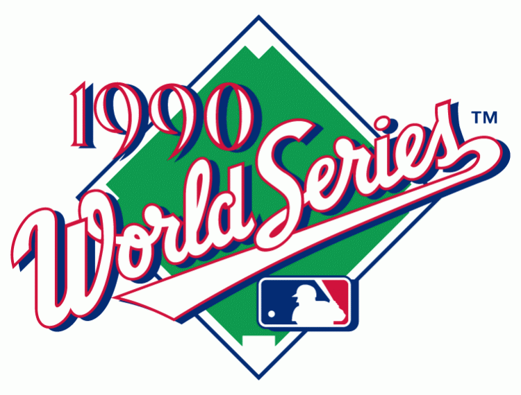 MLB World Series 1990 Primary Logo iron on transfers for clothing